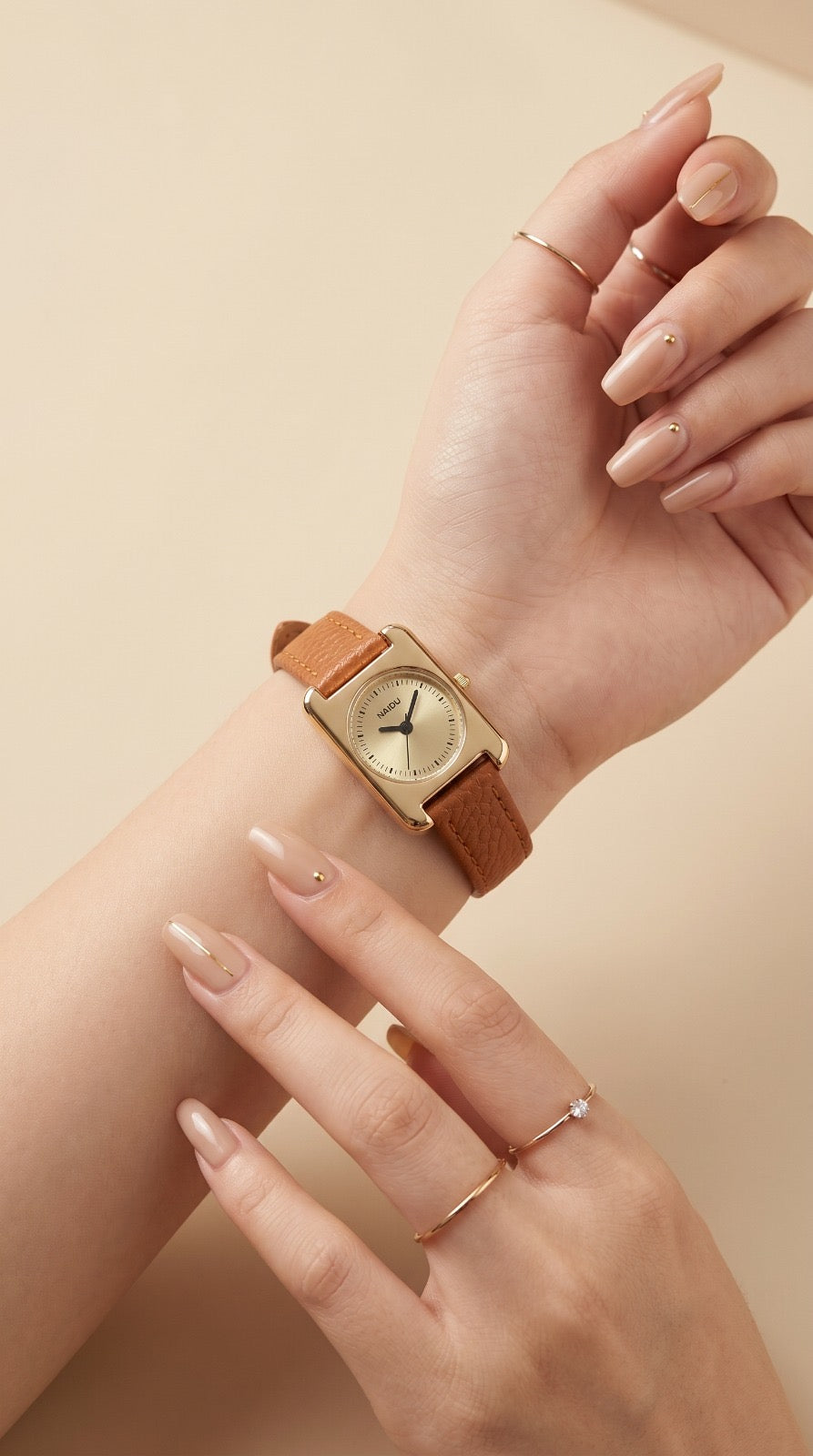 Naidu Old Money Brown Women's Watch – Classic Luxury Watch Pakistan