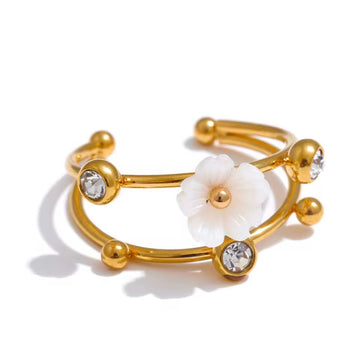 Pearl Petal Ring