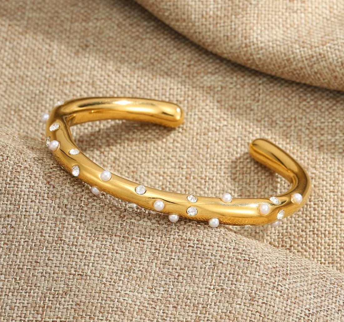Dotted Pearl Cuff