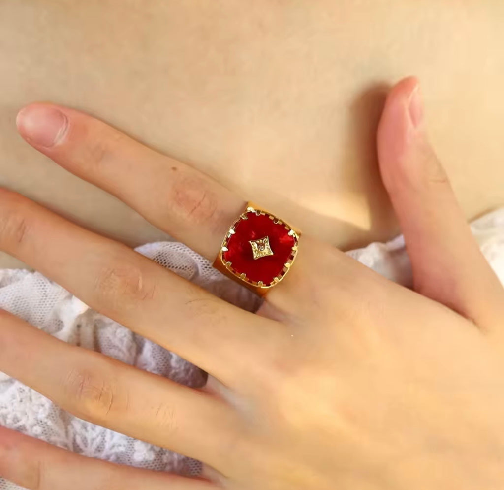 Vintage Ruby Ring
