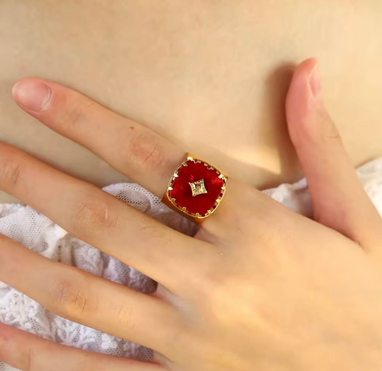 Vintage Ruby Ring