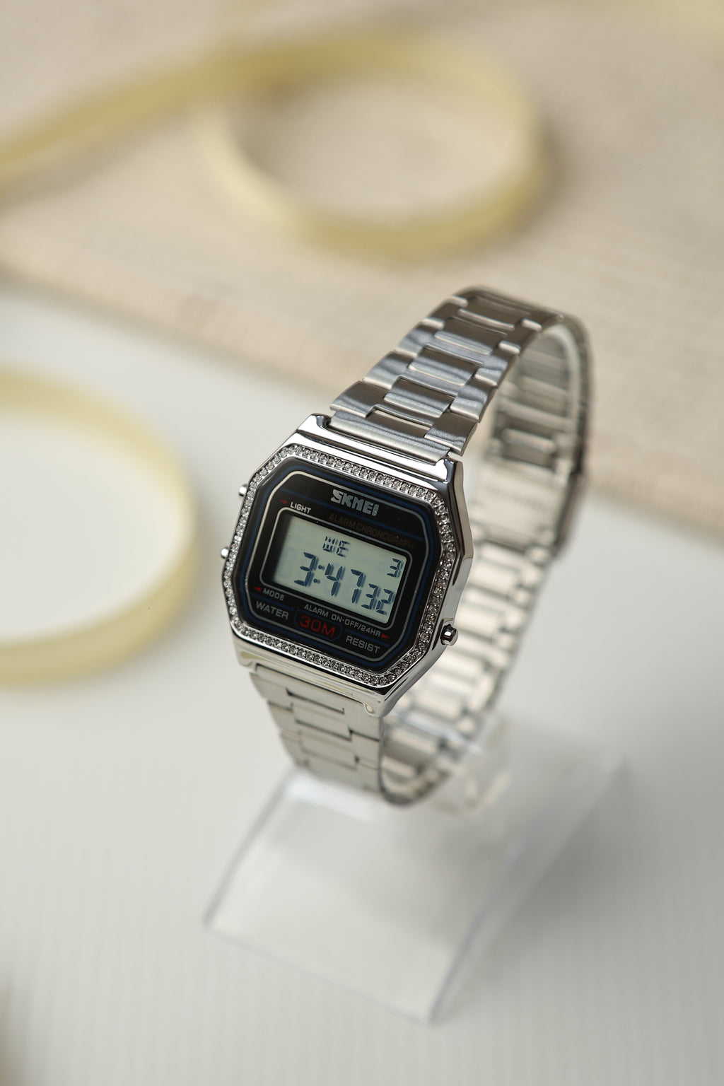 SKMEI Vintage - Silver Women Watch