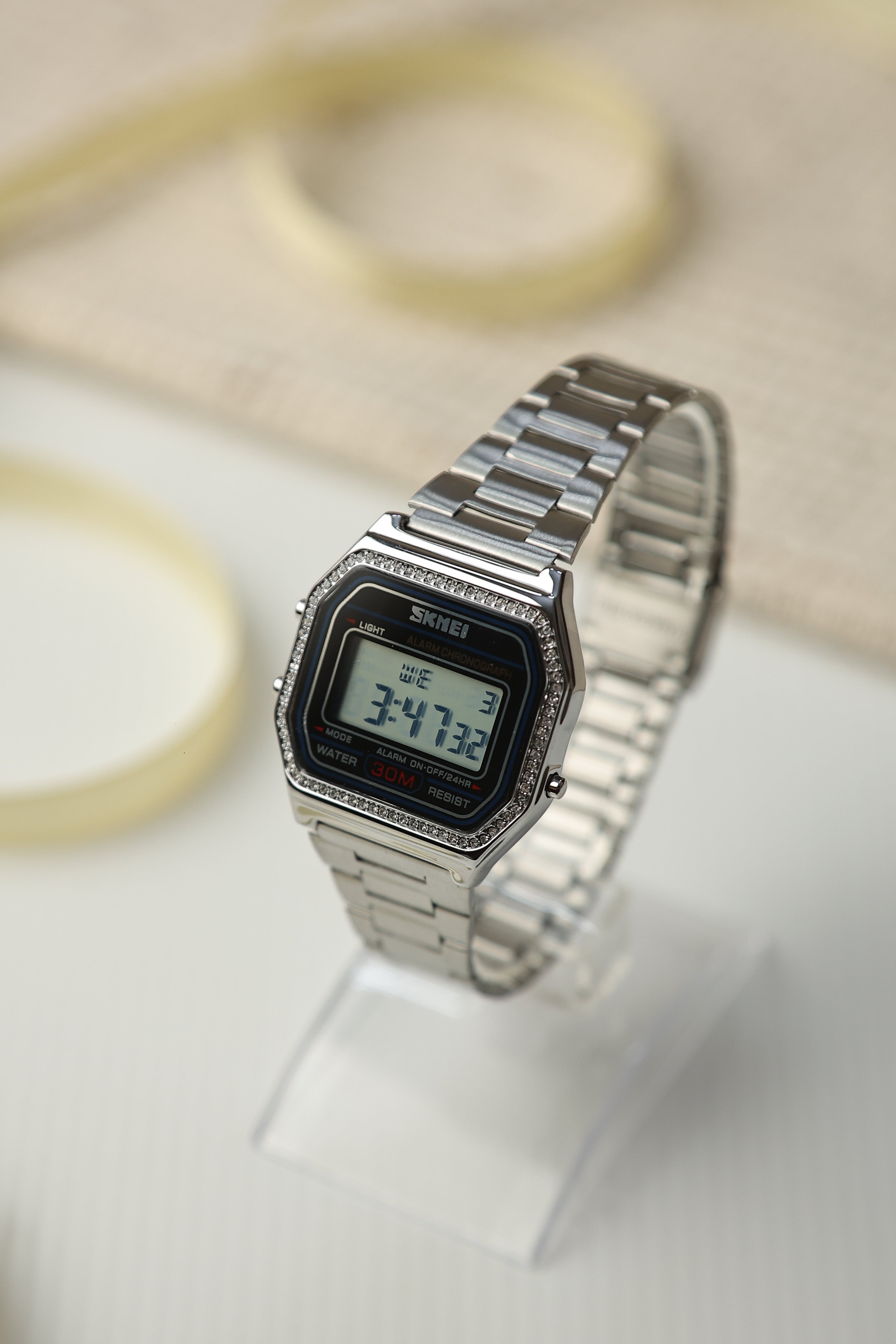 SKMEI Vintage - Silver Women Watch