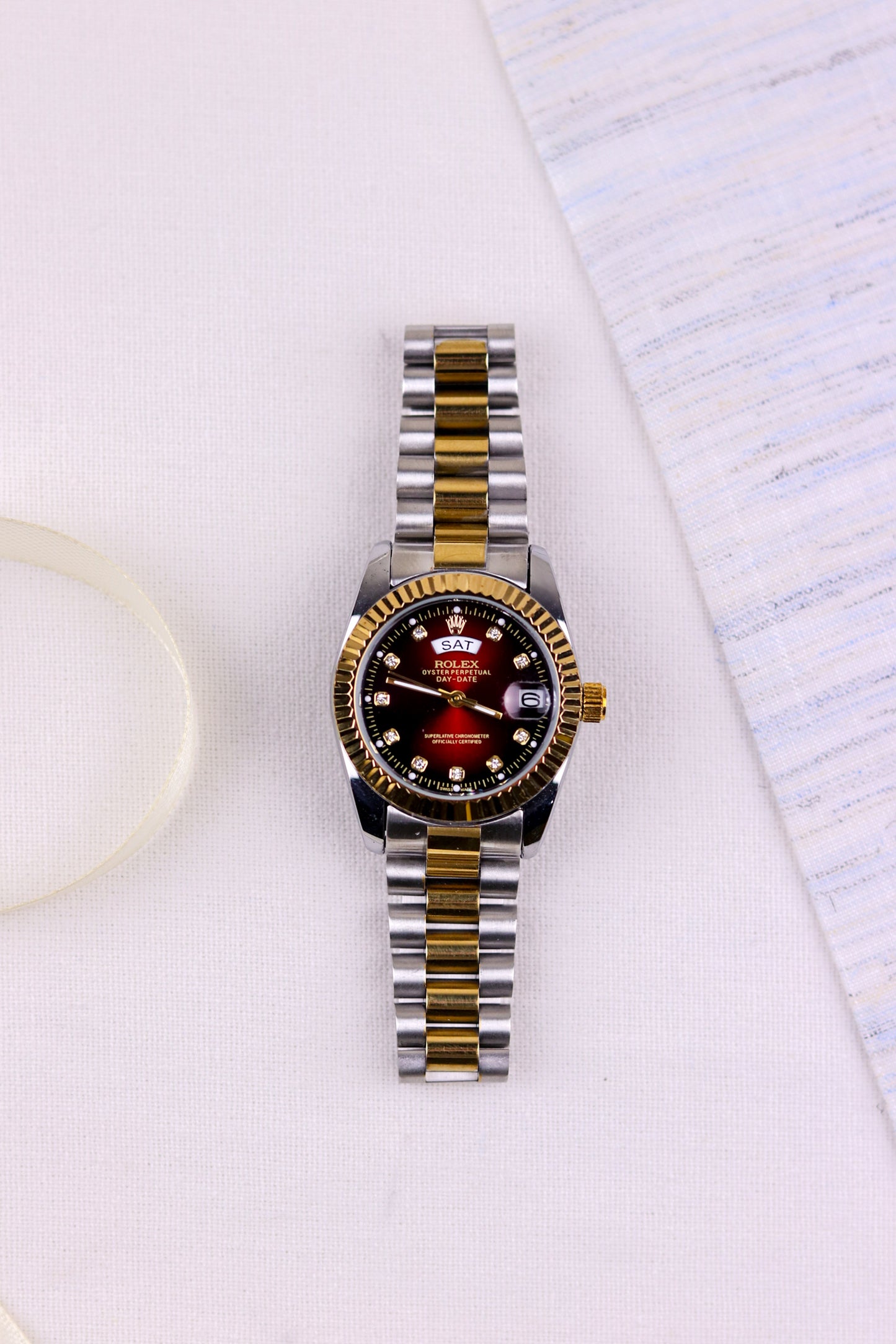 Ro-lex Red Fusion Watch
