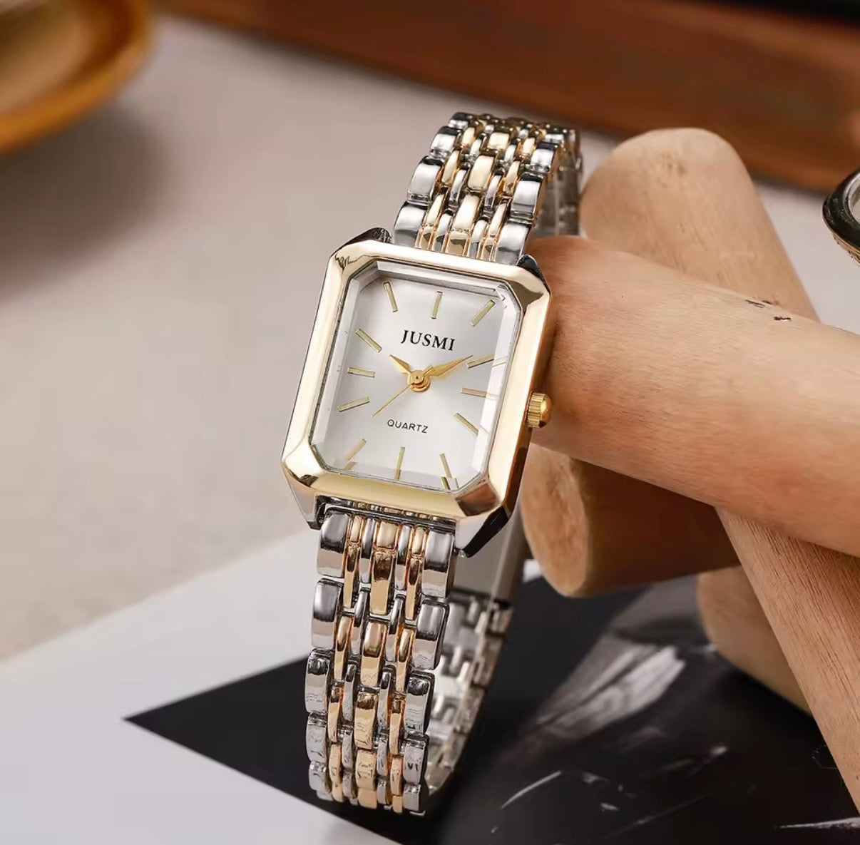 Jusmi Two Tone Women Watch