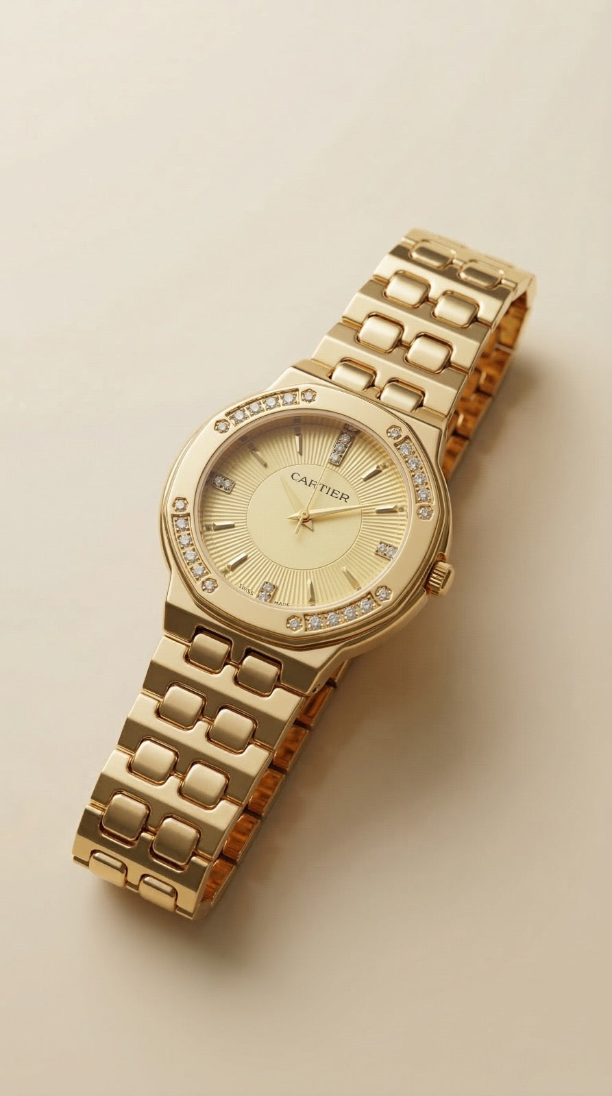 Cartier Golden Radiance Stainless Steel Watch