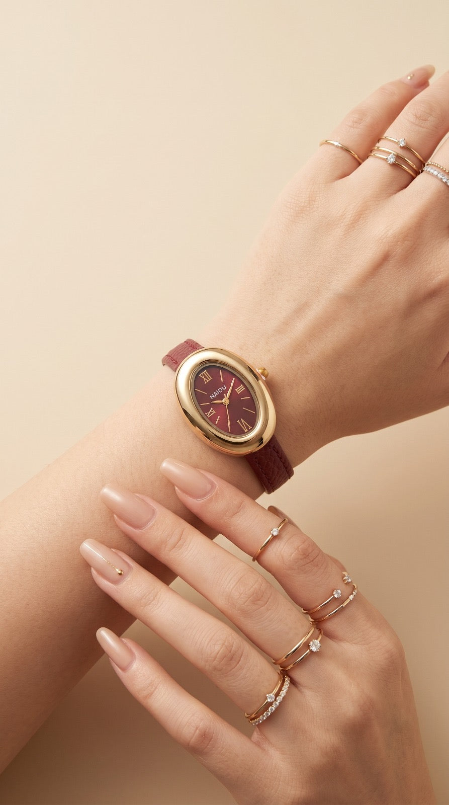 Naidu Scarlet Luxe Women Strap Watch
