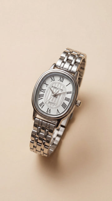 The Silver Oval Women Watch