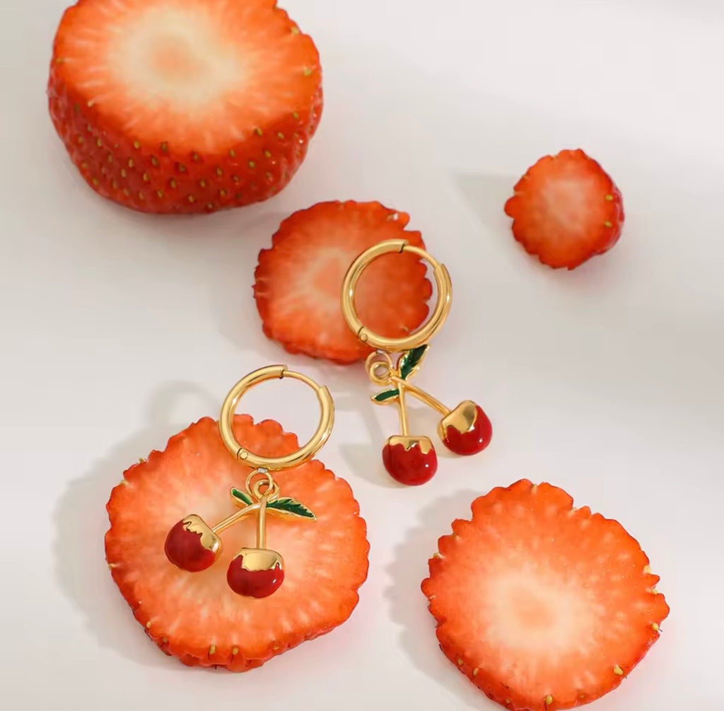 Cherry Shape Earrings