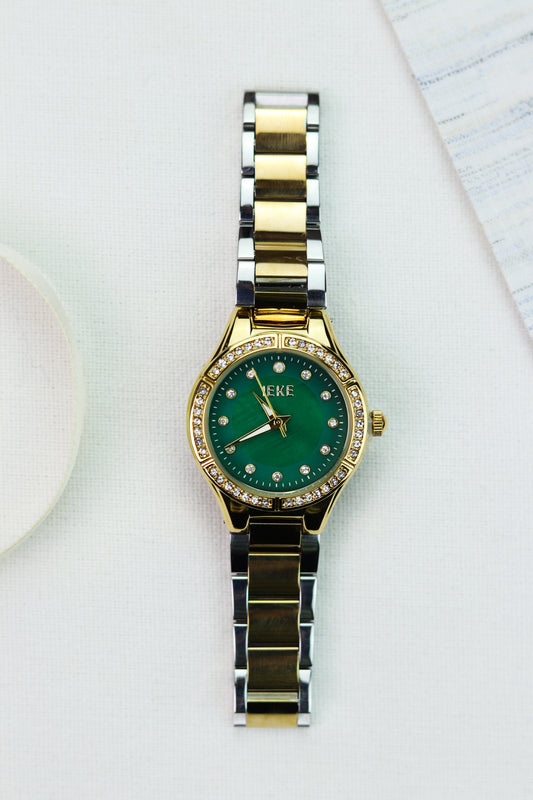 IEKI Green Opulence Women Watch