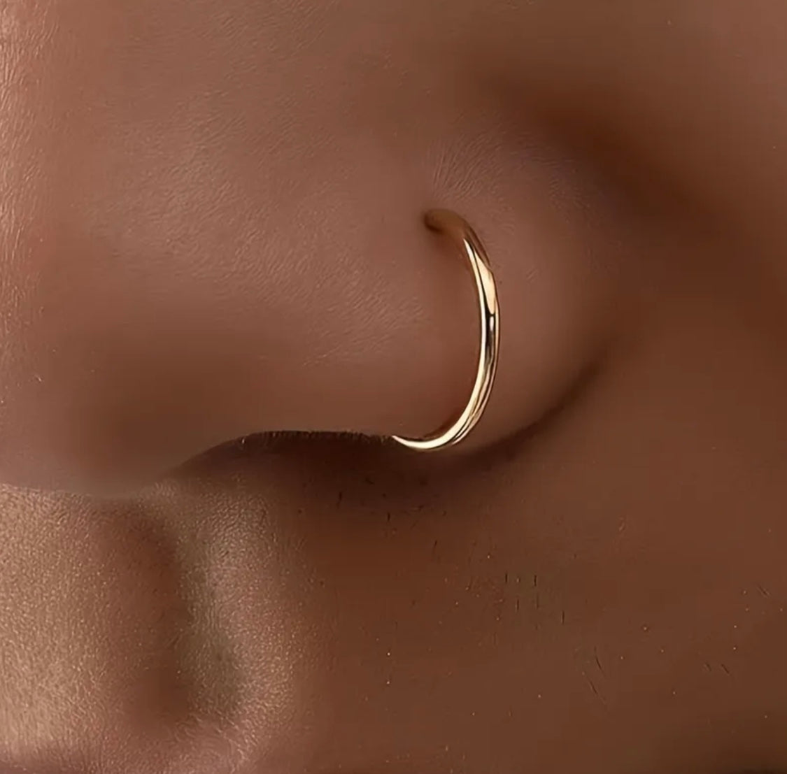D-Shaped Nose Ring – Minimalist Stainless Steel Nose Ring for Women in Pakistan