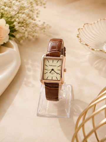 Cabosen Brown Women’s Strap Watch