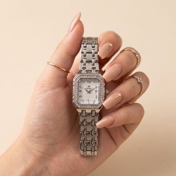 MW Silver Arabic Women Watch