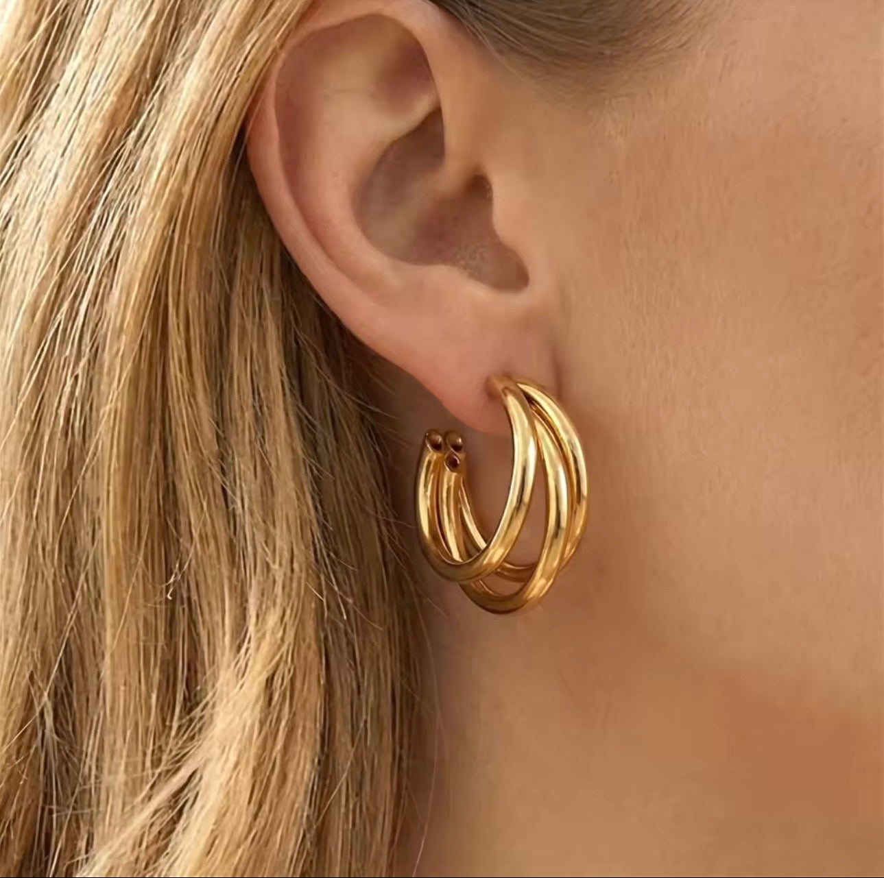 TriHoop Earrings for Women | Triple Hoop Earrings Pakistan