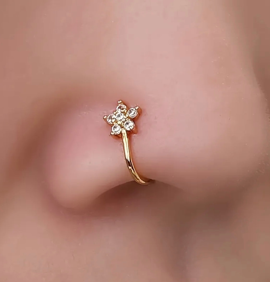 Mini-Flower Shaped Nose Ring for Women | Cute Floral Nose Pin Pakistan