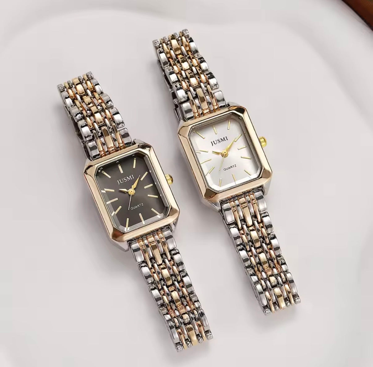 Jusmi Two Tone Women Watch