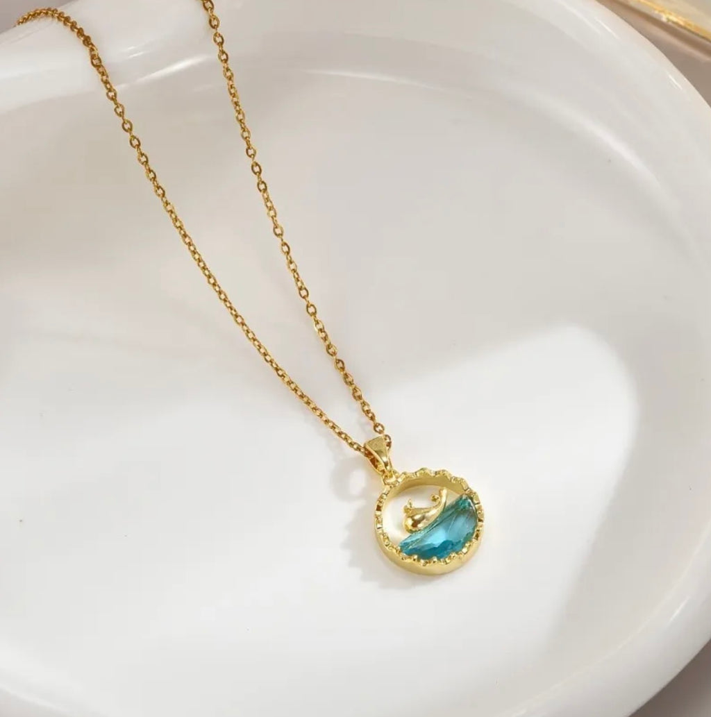 Ocean Whale Pendant Necklace