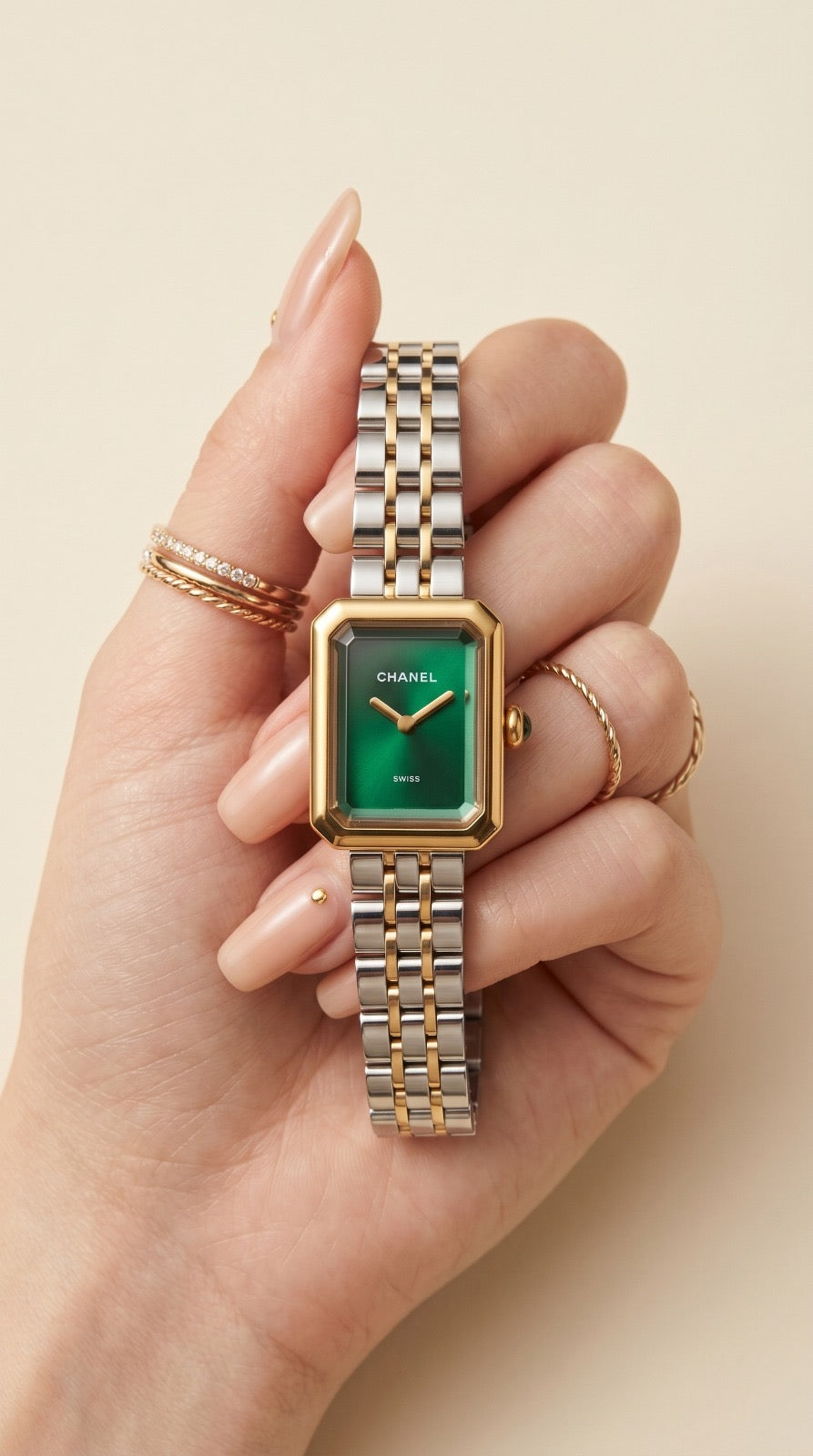 Chanel Iconic Women Watch - Green Dial
