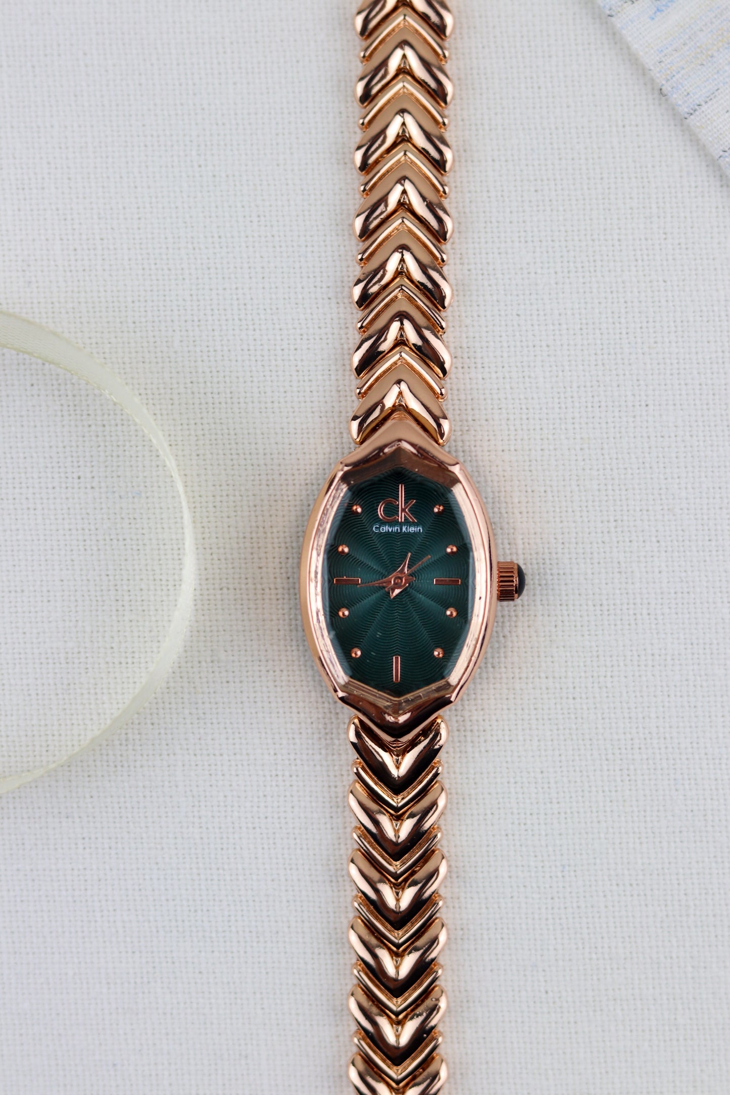 CK Aura Green- RoseGold Watch