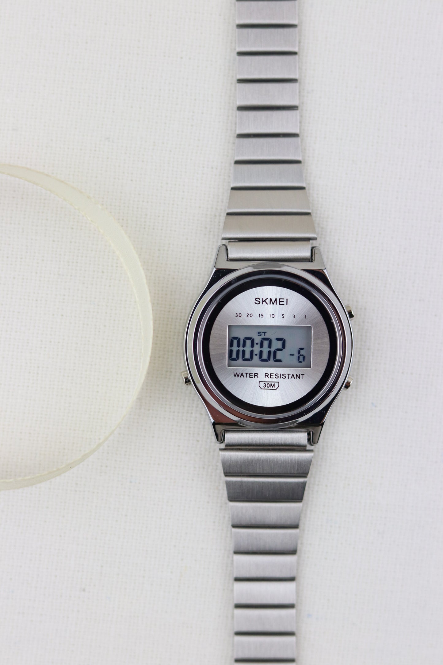 Skmei Classic Silver Digital Charm