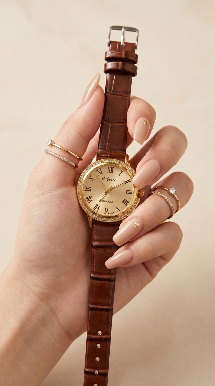 Cabosen Classic Women Strap Watch - Brown