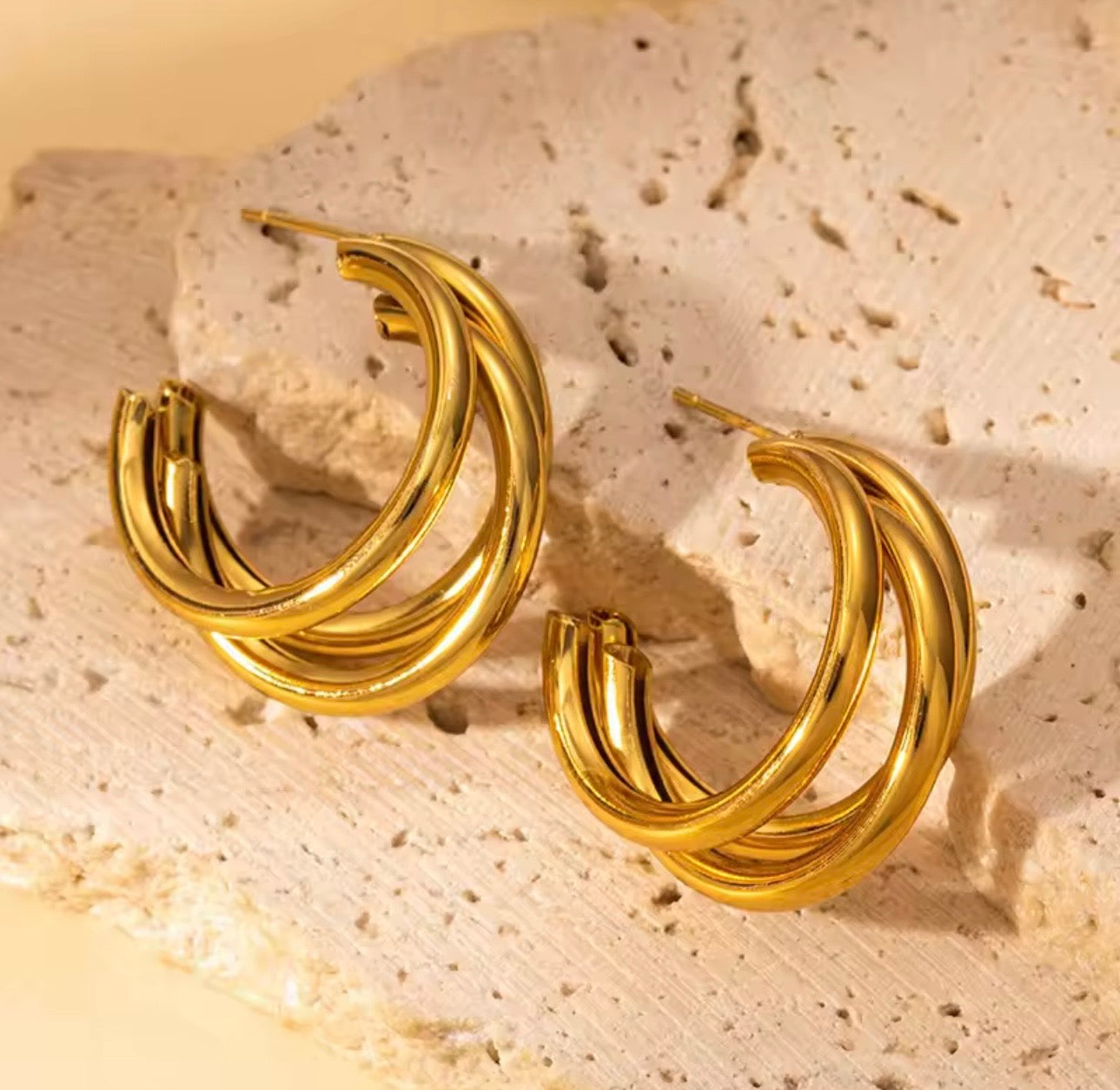 TriHoop Earrings for Women | Triple Hoop Earrings Pakistan