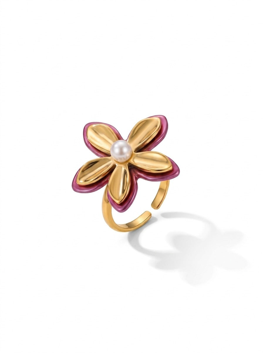 Pearl Flower Ring