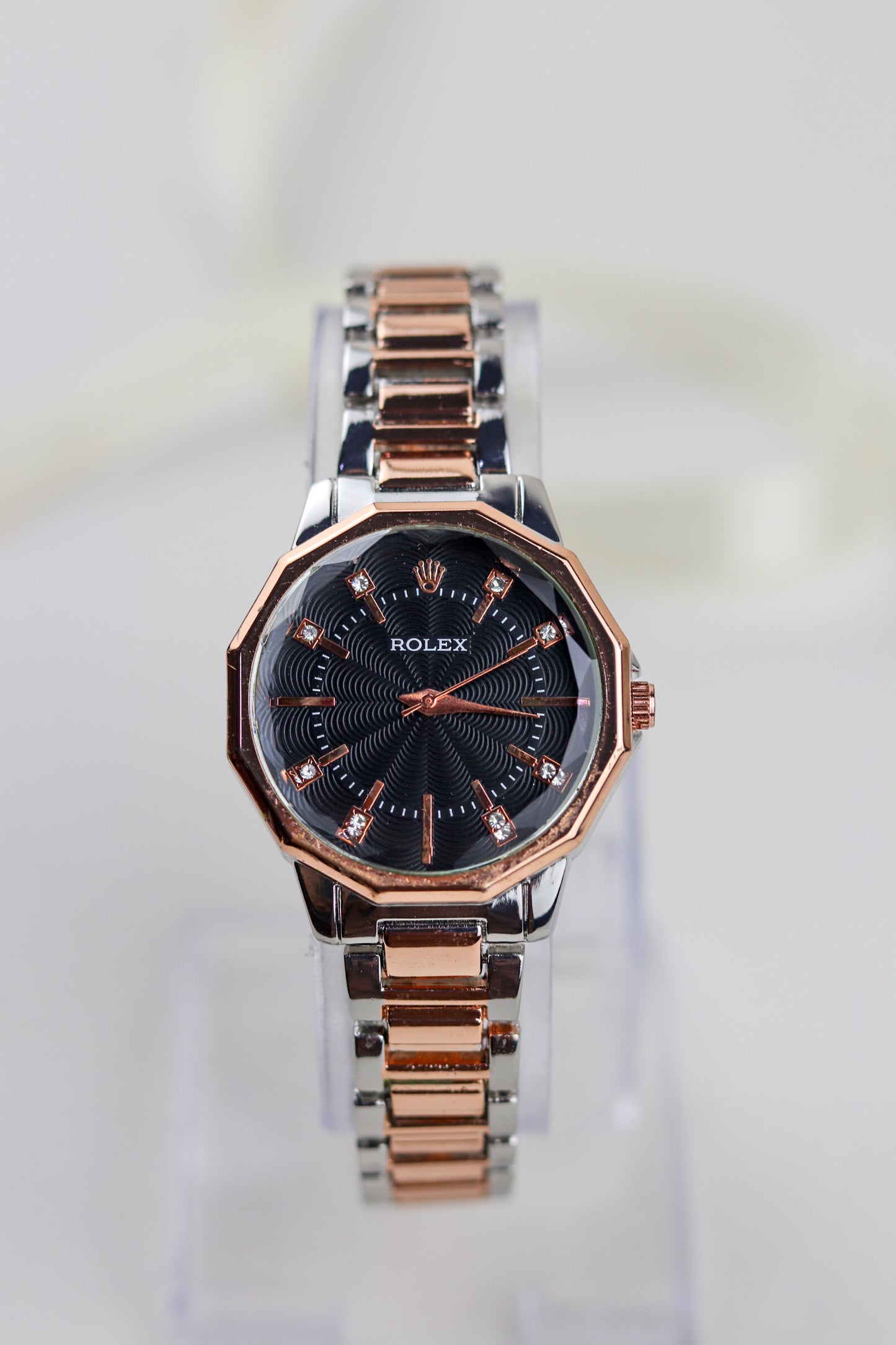 Ro-lex Midnight Octagon Watch