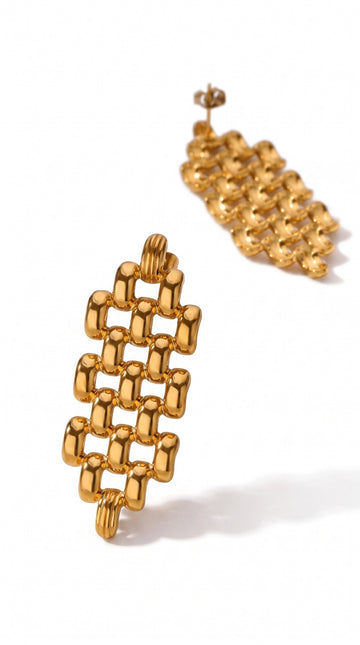 Chunky Chainmail Earrings for Women | Statement Earrings Pakistan
