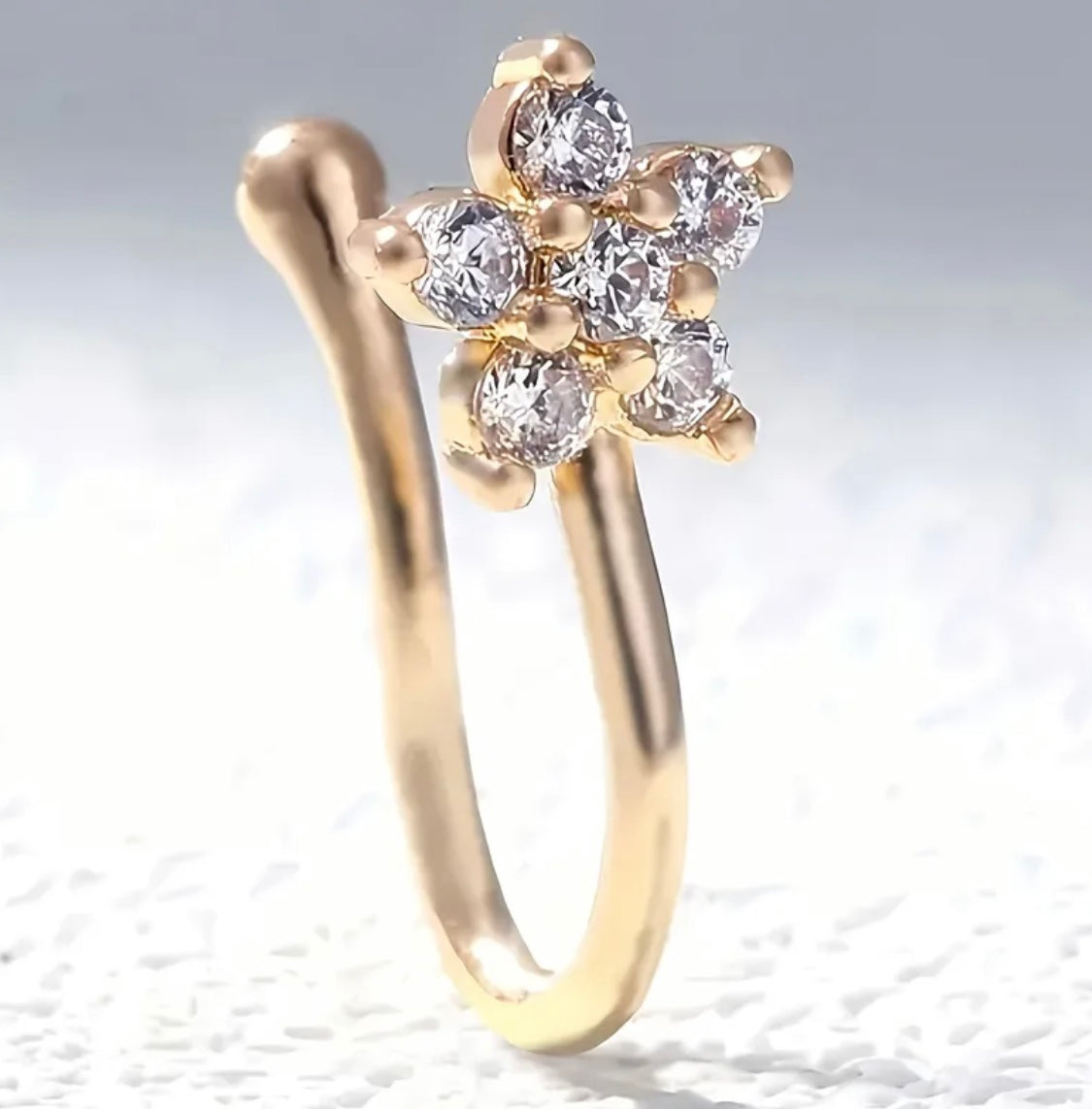 Mini-Flower Shaped Nose Ring for Women | Cute Floral Nose Pin Pakistan