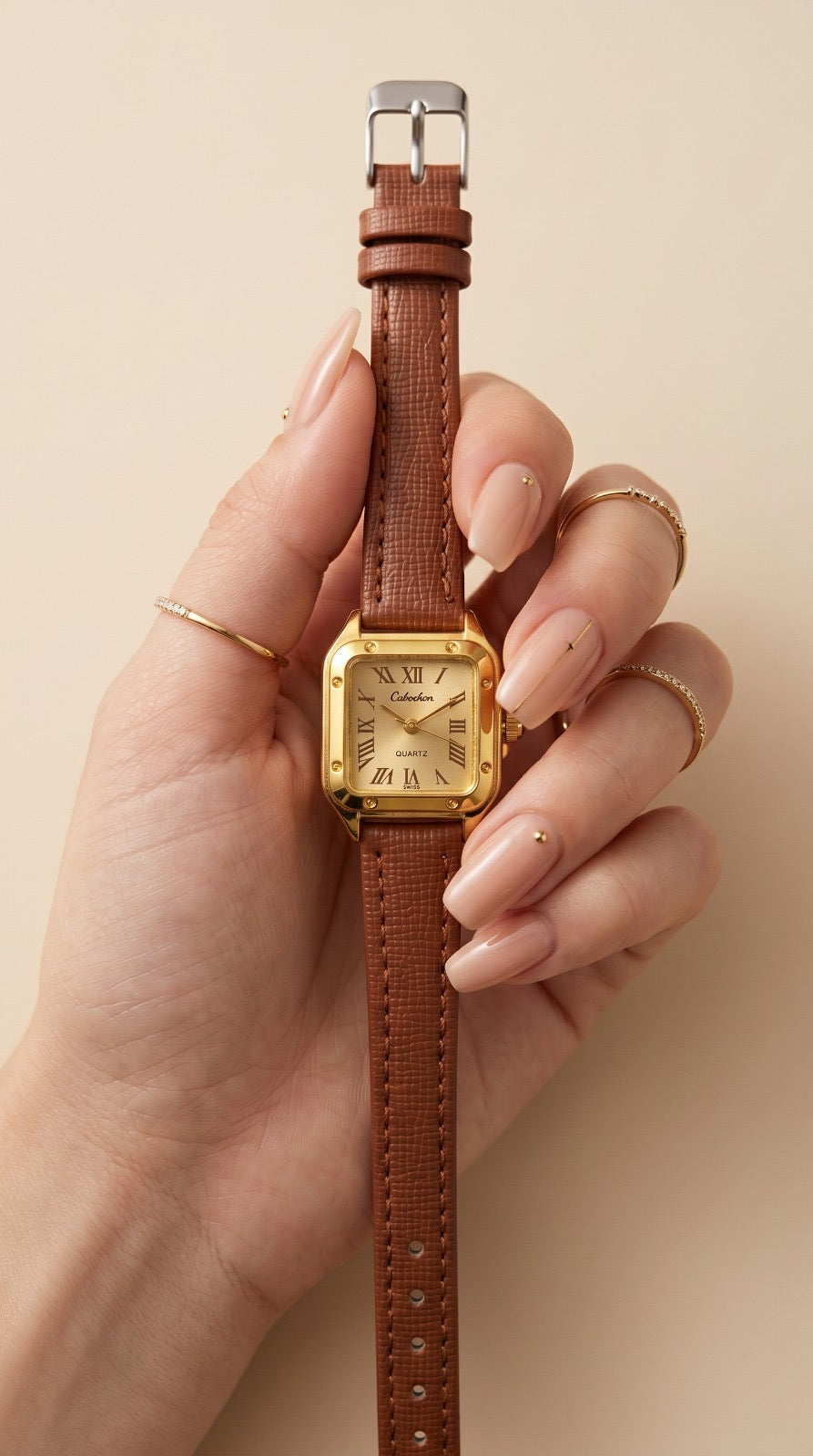 Golden Era Tank Women Strap Watch