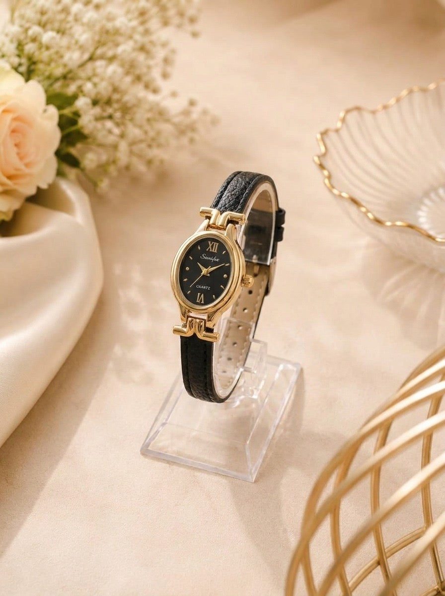 Sunliflex Nostalgia Women's Strap Watch