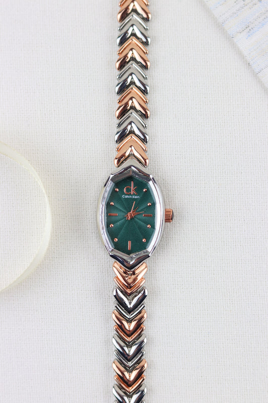CK Green Metallic Whisper Watch