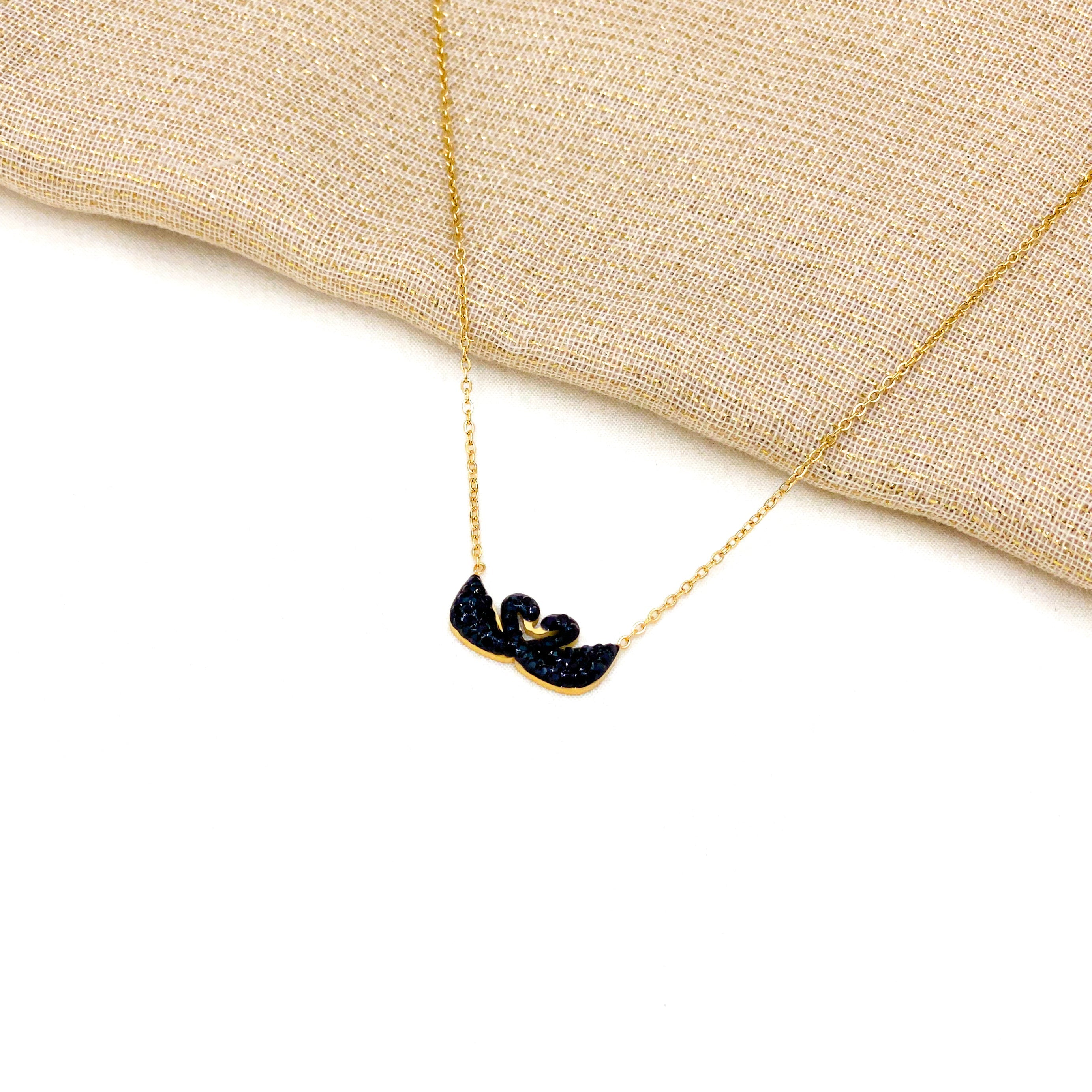 Double Swan Necklace