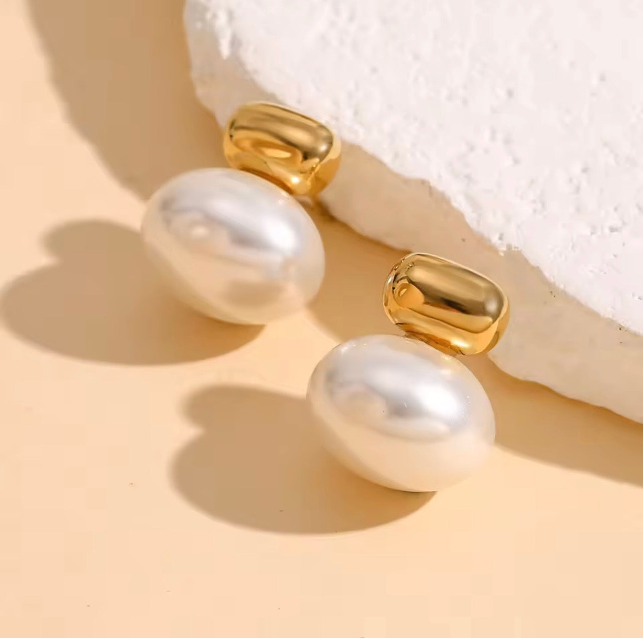 Pearl Drop Stud Earrings for Women | Elegant Pearl Earrings Pakistan