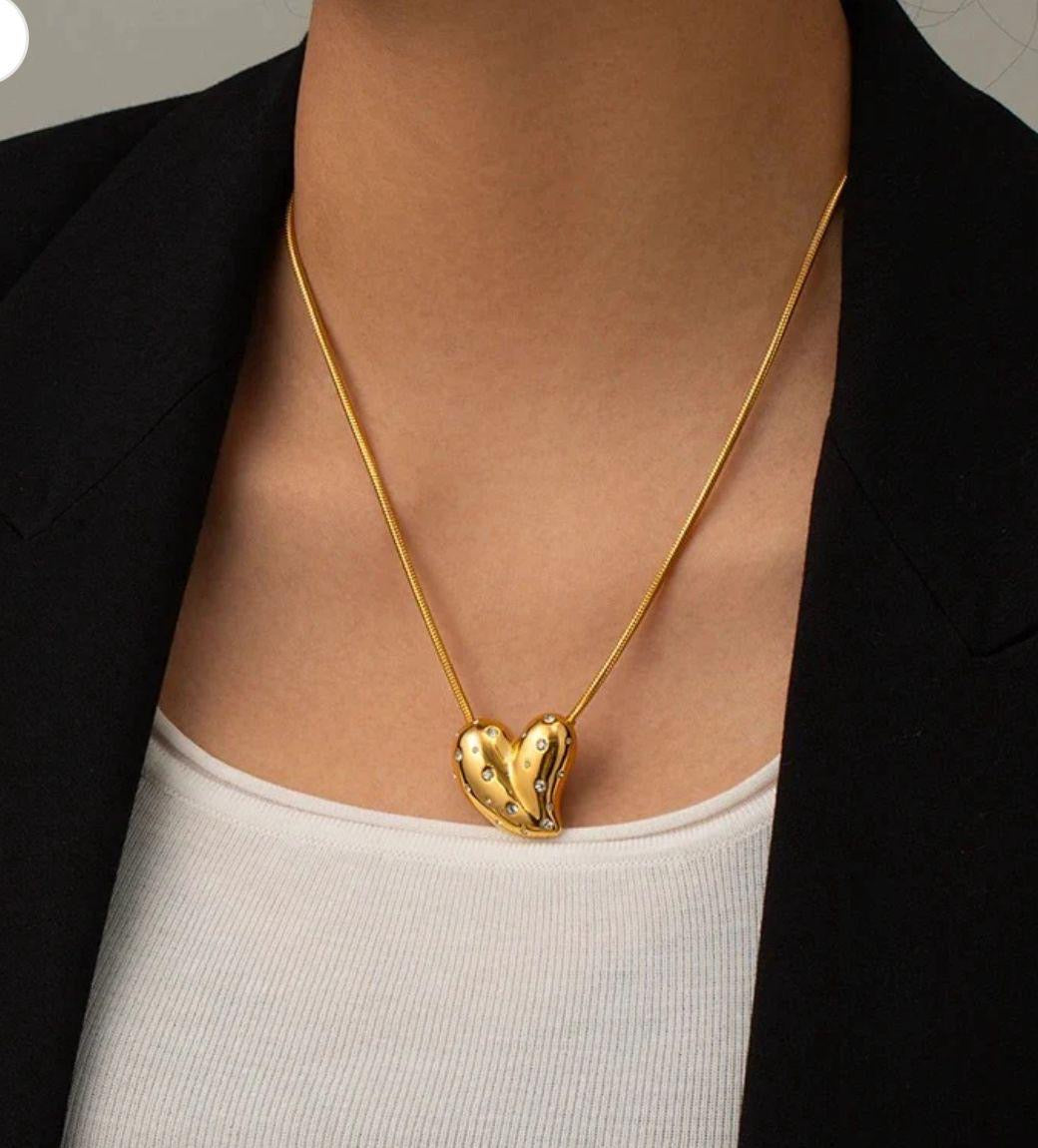 Puffy Heart Necklace