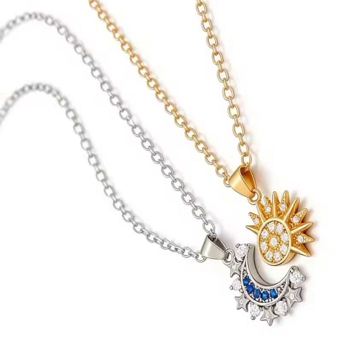 Sun & Soul Necklace – 18K Gold Plated Stainless Steel Necklace Pakistan