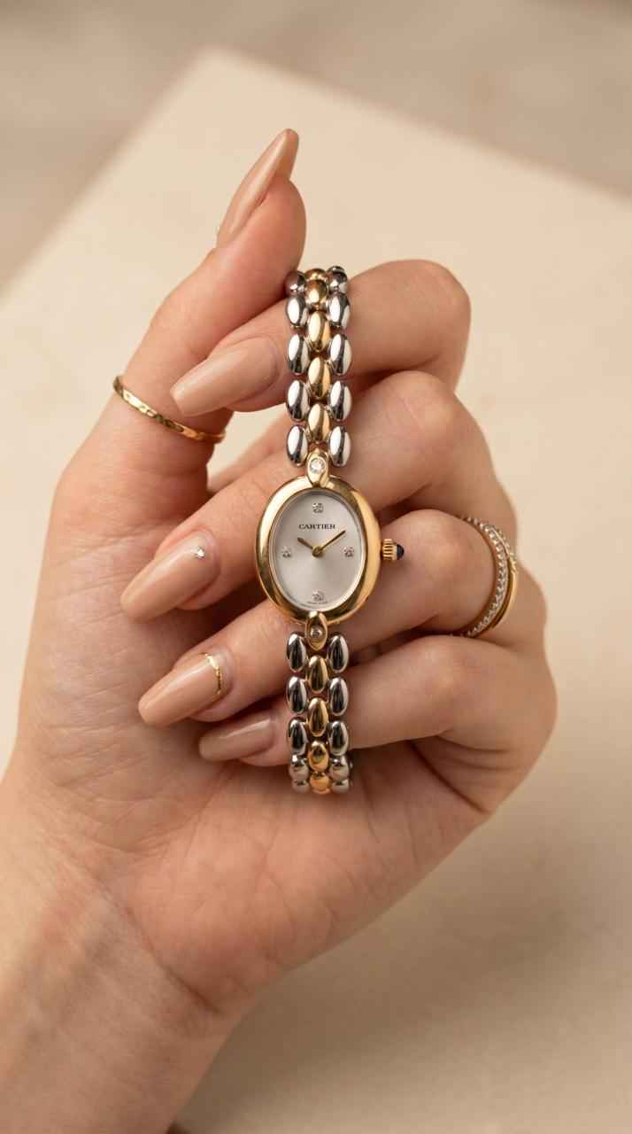 Cartier Two Tone Cocktail Women Watch