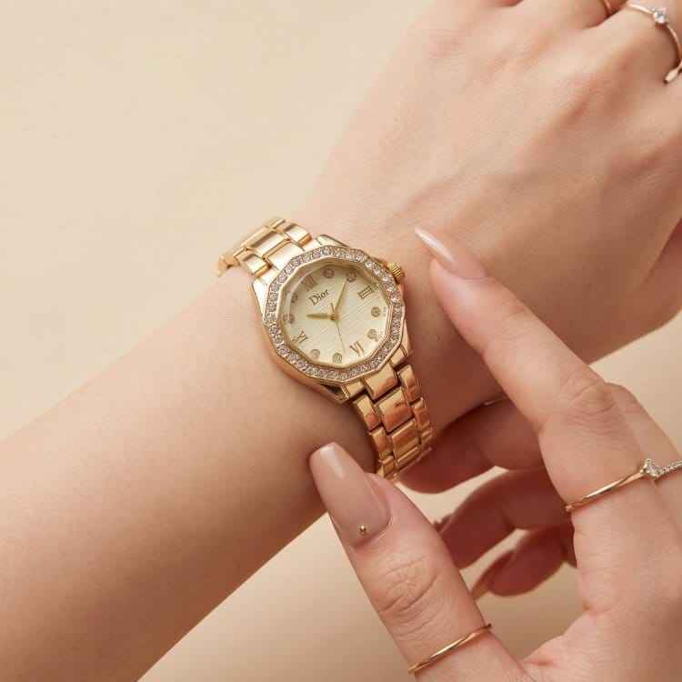 Dior Studded Women Watch