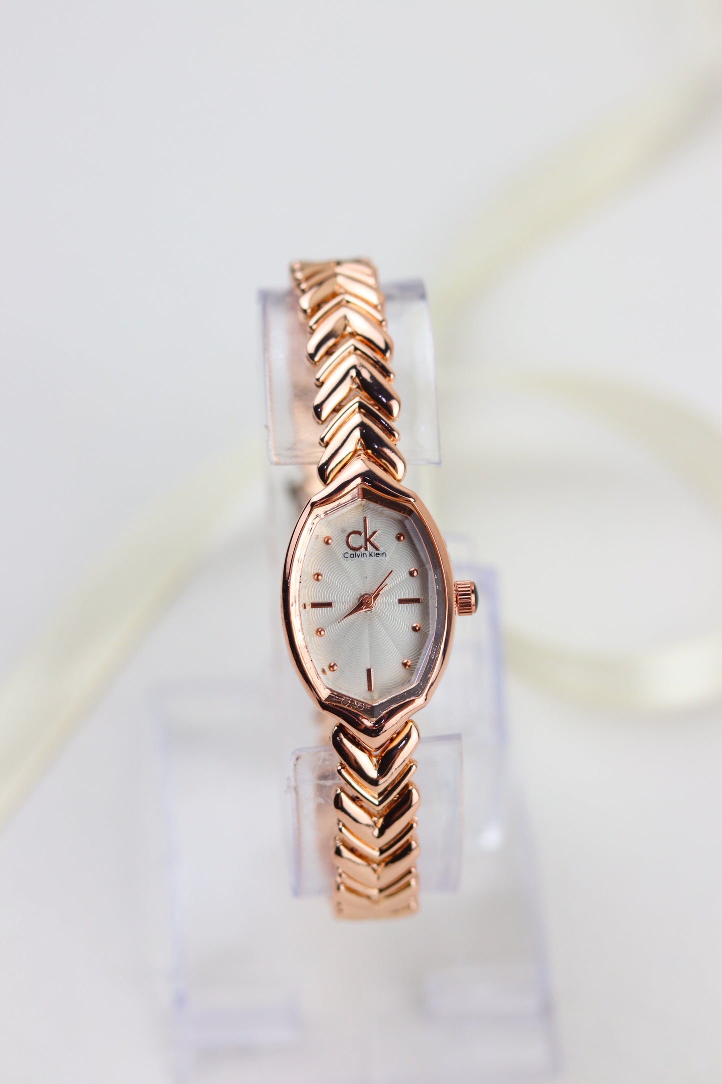 CK Aura White- RoseGold Watch