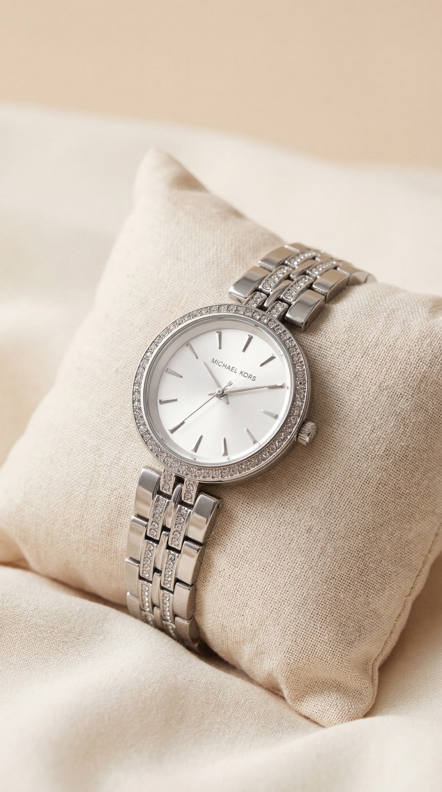 MK Silver Darci Women Watch