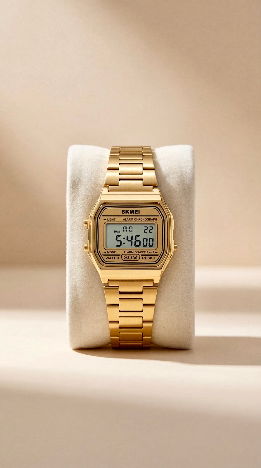 SKMEI Digital Legacy - Golden Watch