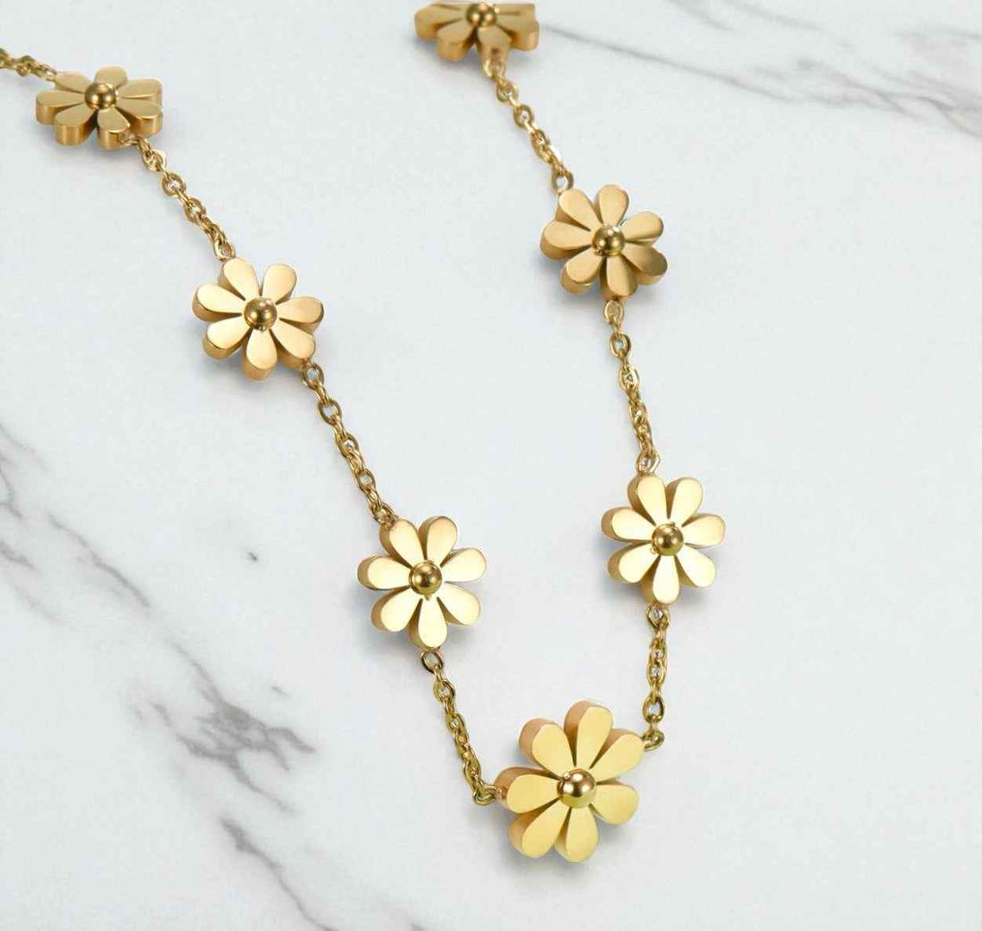 Sunflower Pendant Necklace