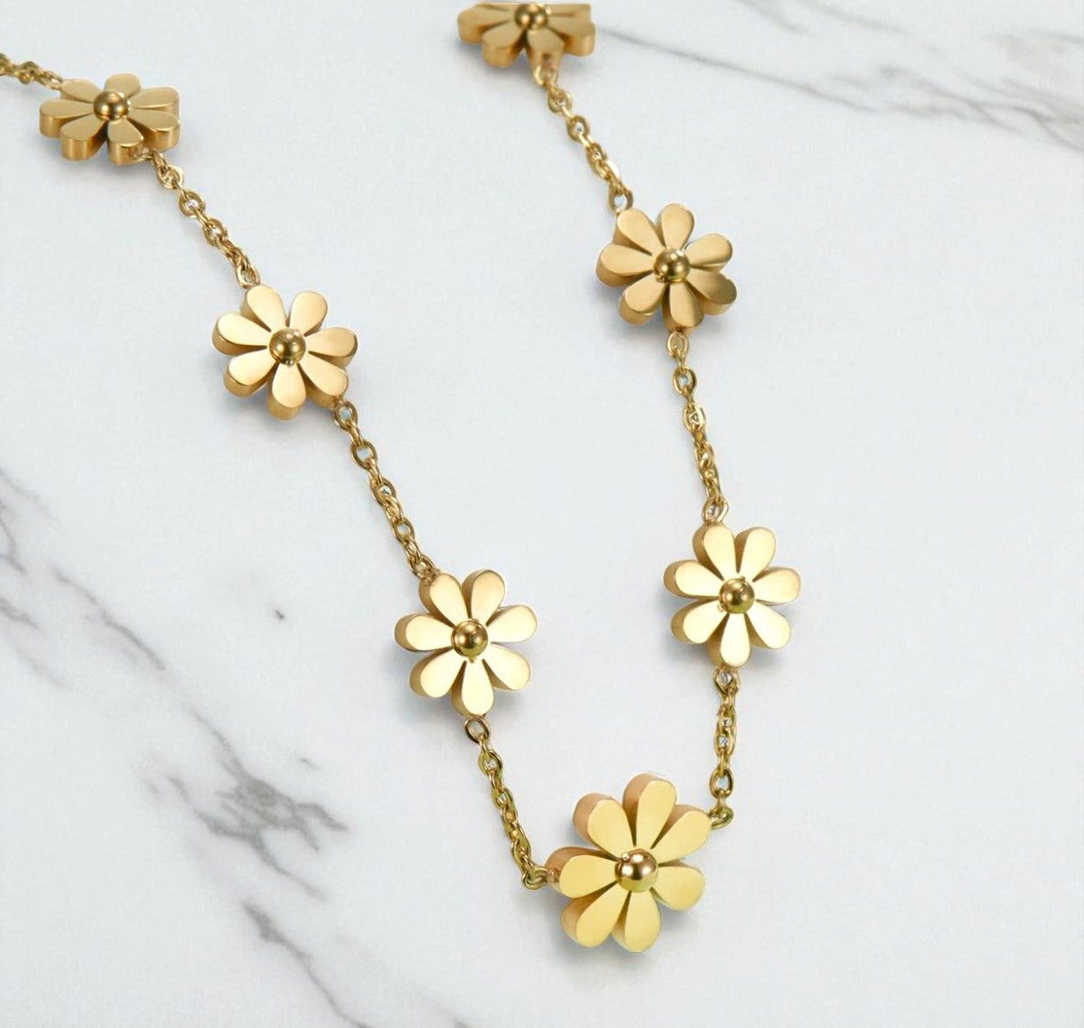 Sunflower Pendant Necklace