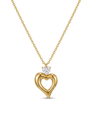 The Crown Heart Necklace