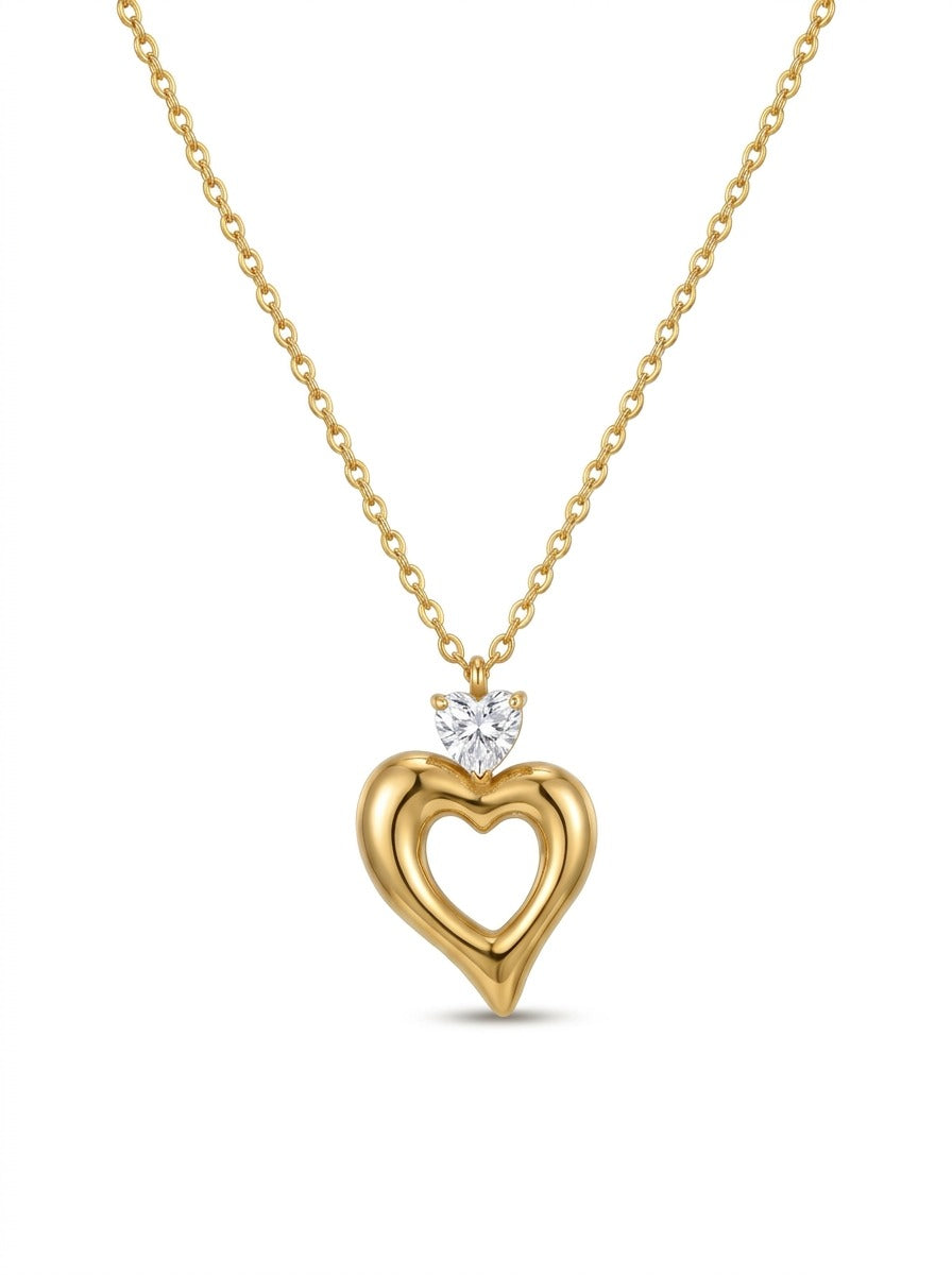 The Crown Heart Necklace