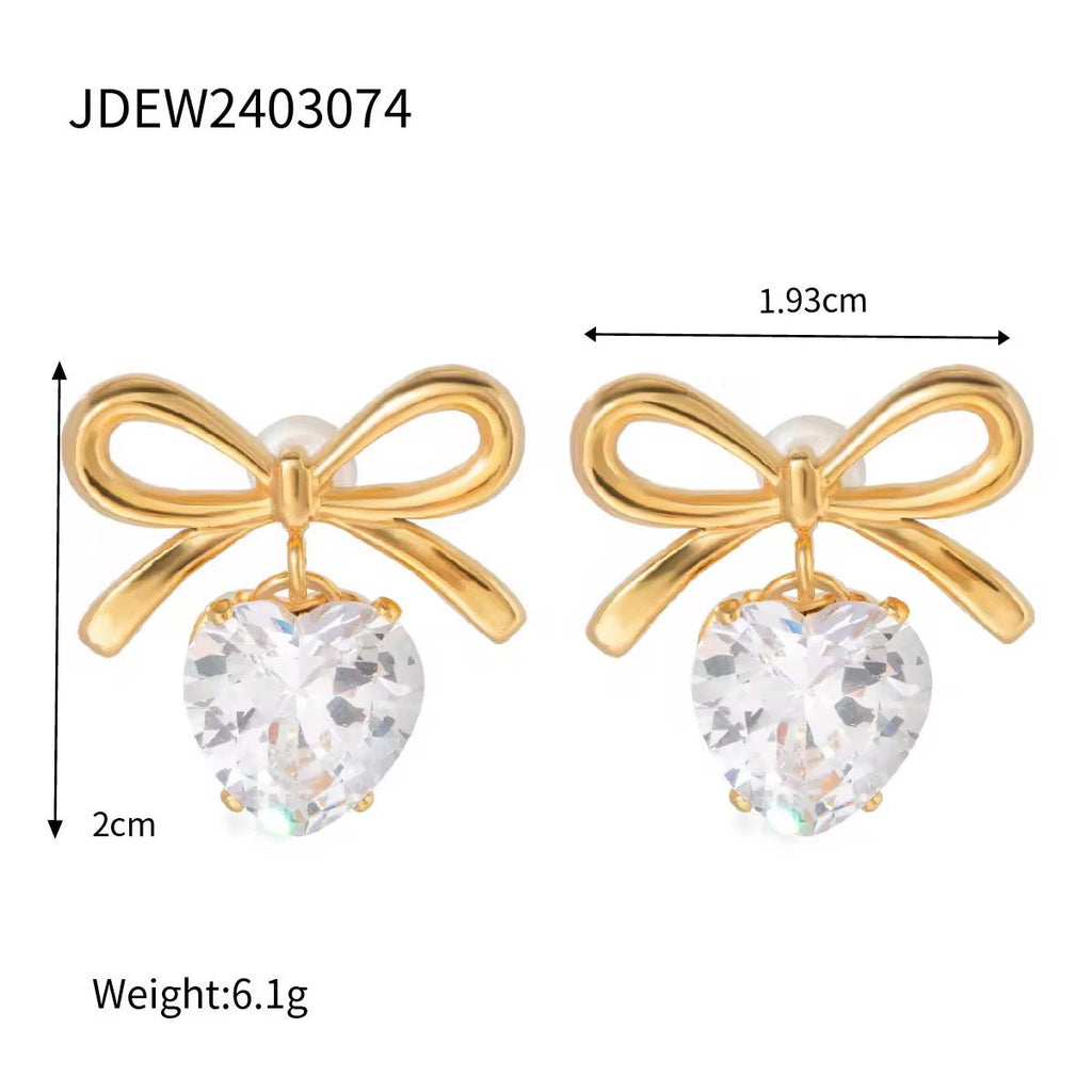 Bow of Love Earrings