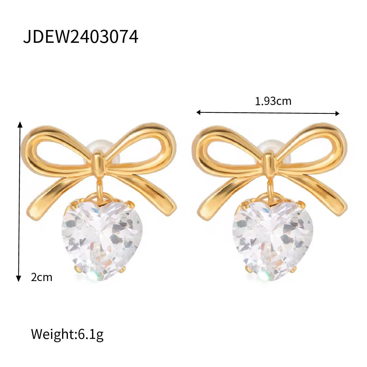 Bow of Love Earrings