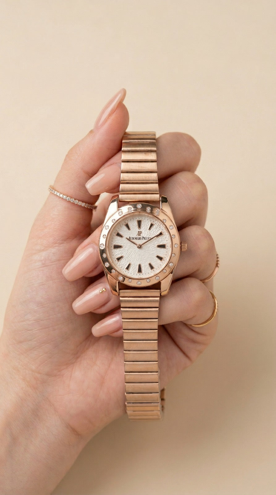 Audemars Piguet Diamond Aura - Rose Gold Women Watch