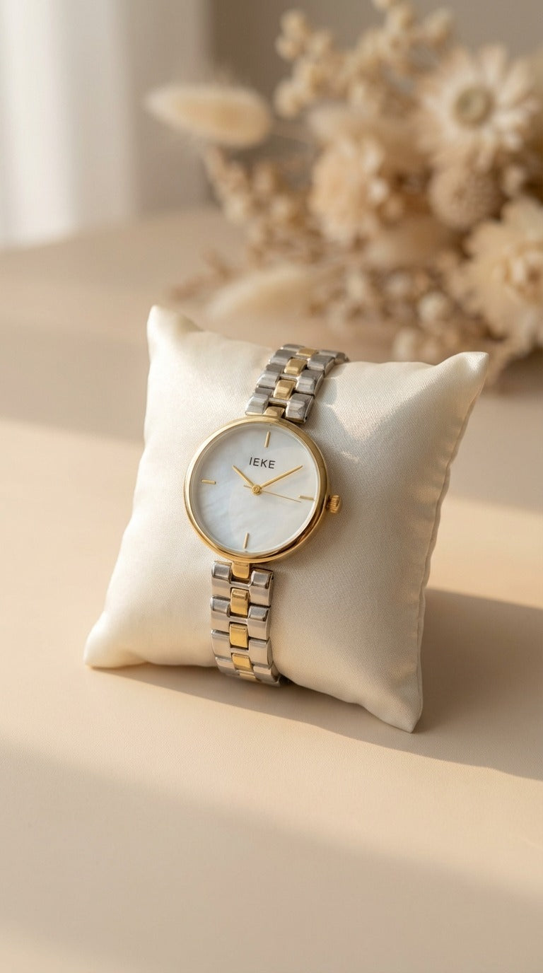 IEKE Timeless Two-Tone Petite Women Watch